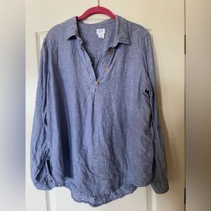 100% Women’s linen shirt - Large